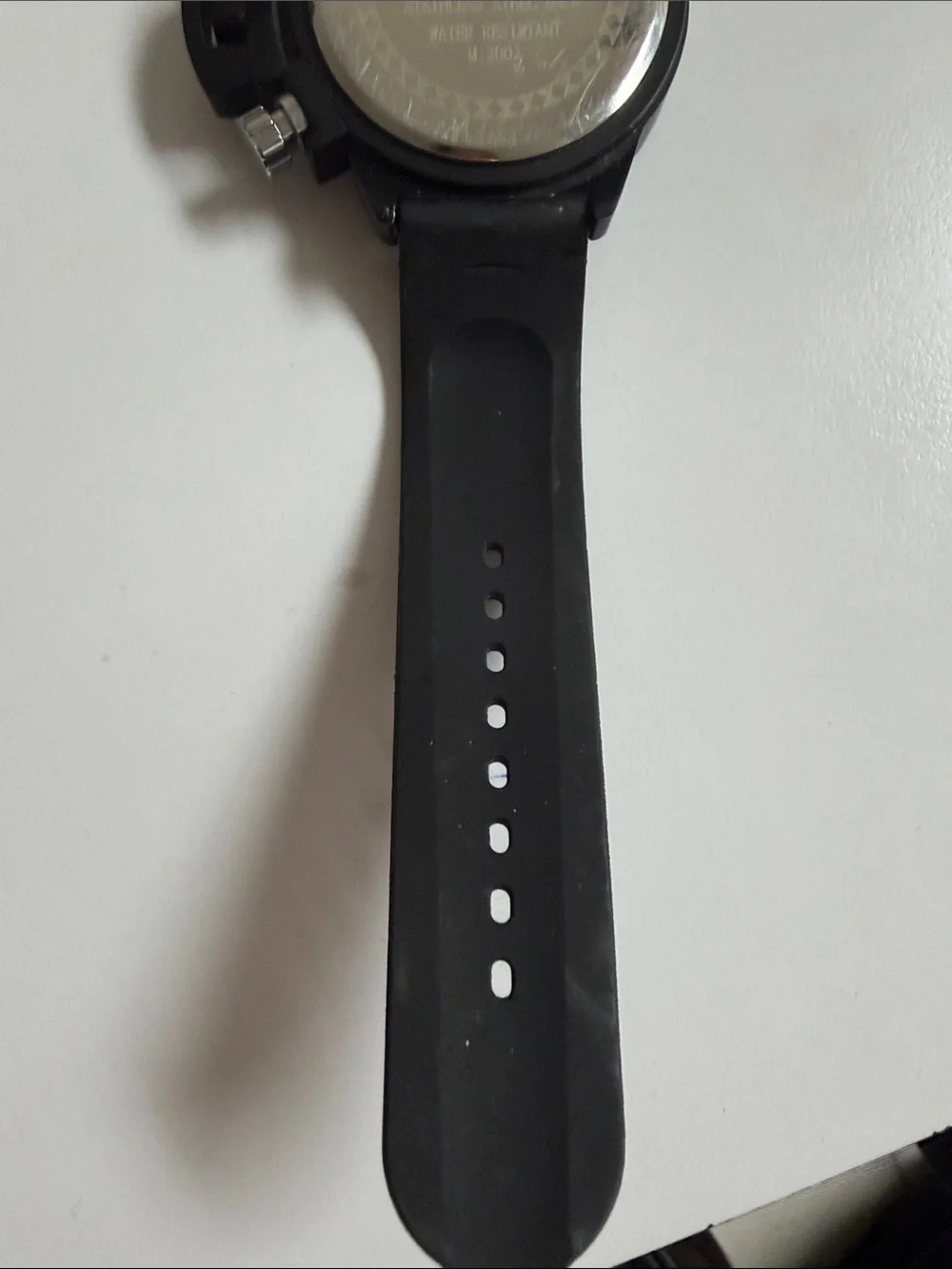 MEGIA Black and Orange Men's Watch needs battery